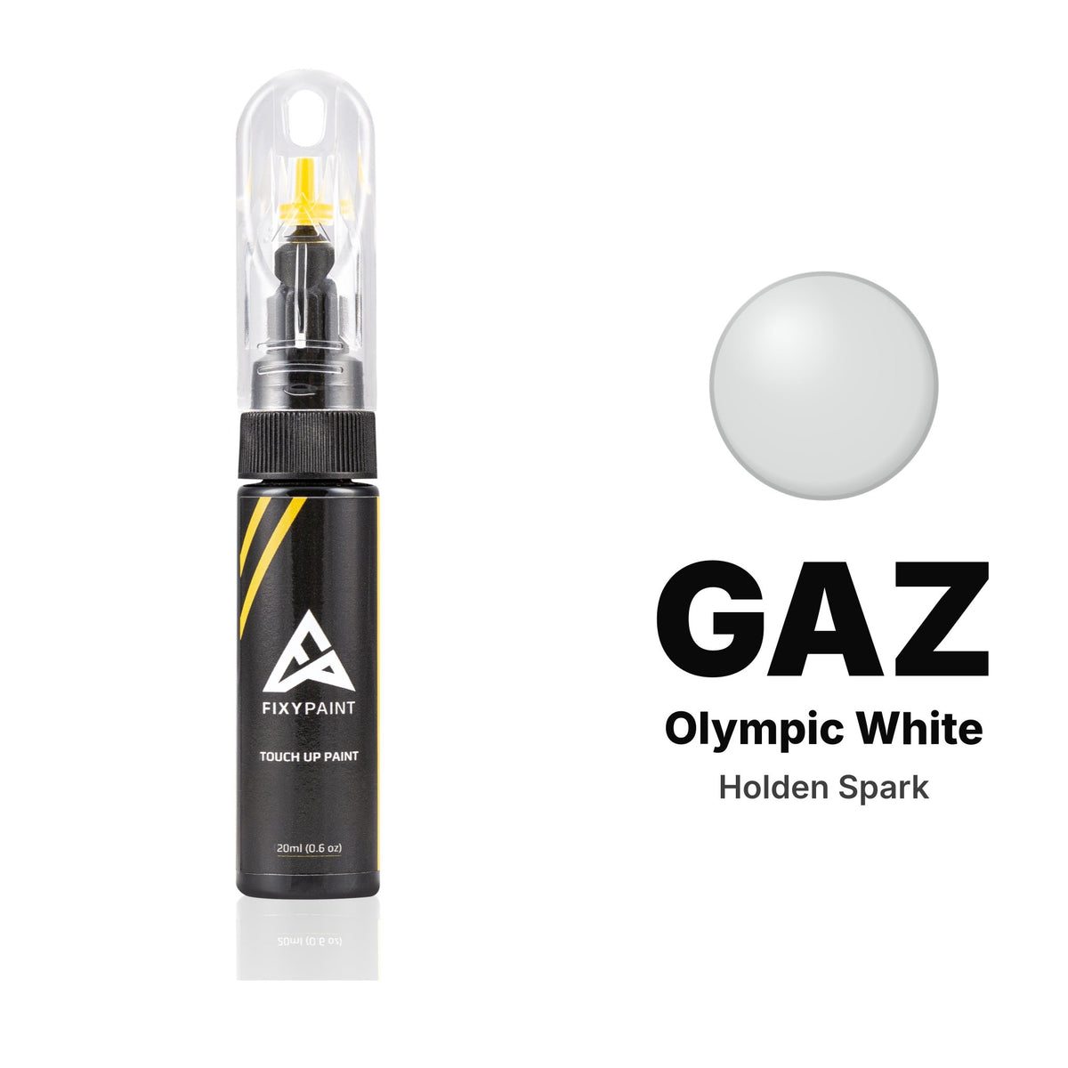 Holden Spark GAZ Olympic White touch-up paint, Basic kit