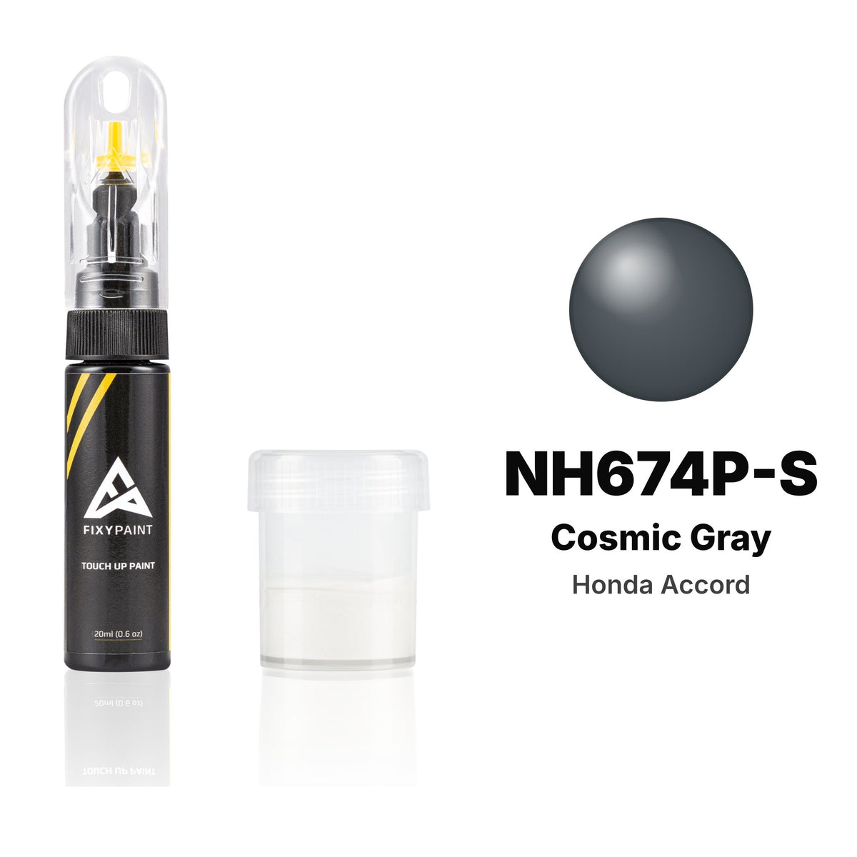 Touch-up paint for Honda Accord NH674P-S Cosmic Gray, Standard kit