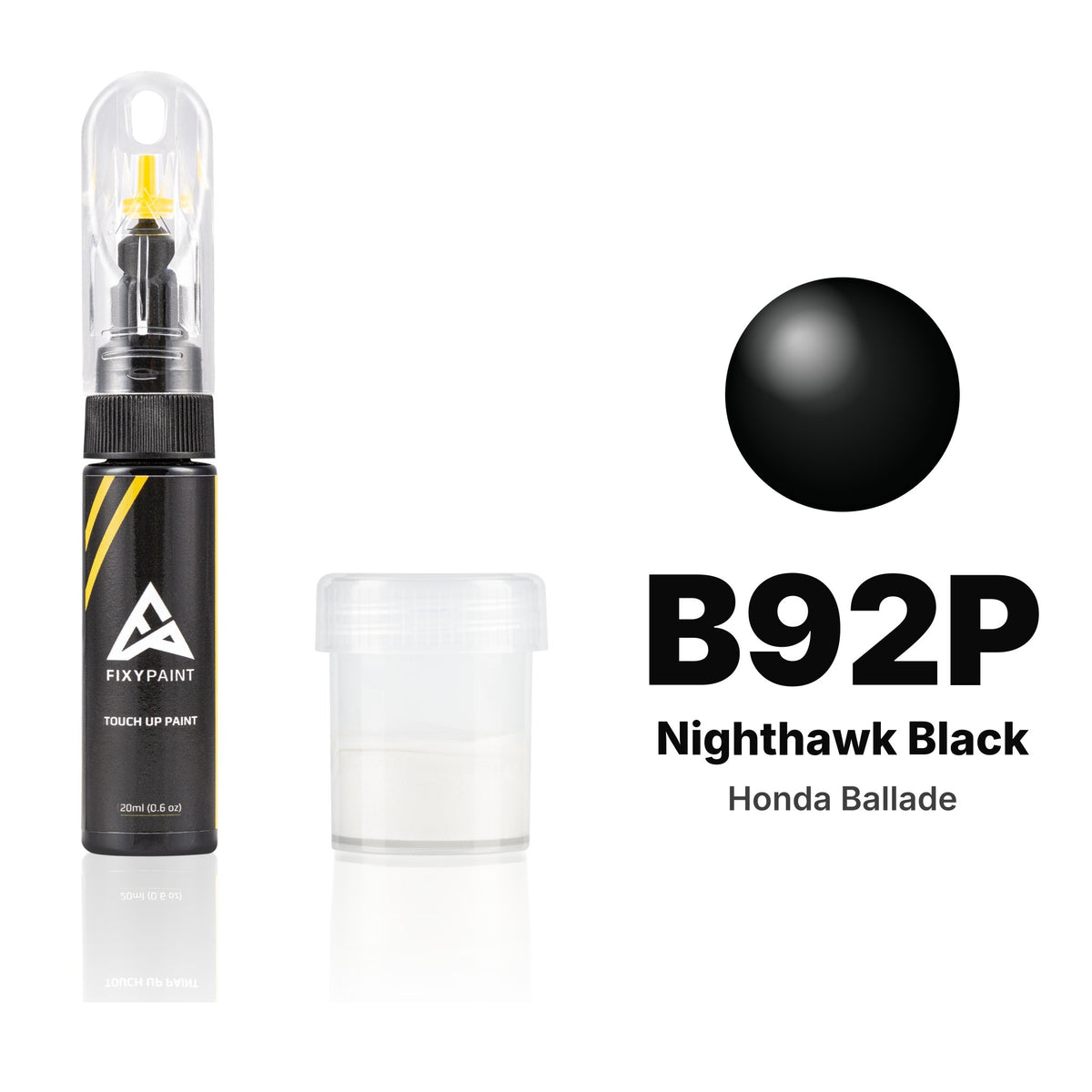 Touch-up paint for Honda Ballade B92P Nighthawk Black, Standard kit