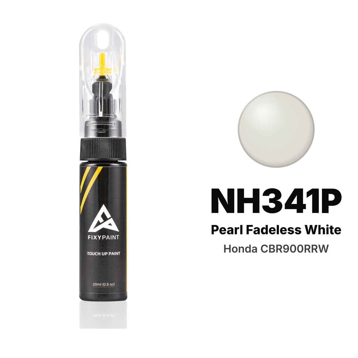 Pintura de retoque para Honda CBR900RRW – NH341P Pearl Fadeless White (2008), kit Básico