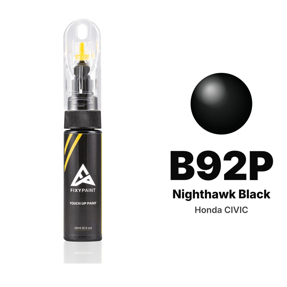 Honda CIVIC B92P Nighthawk Black touch-up paint, Basic kit