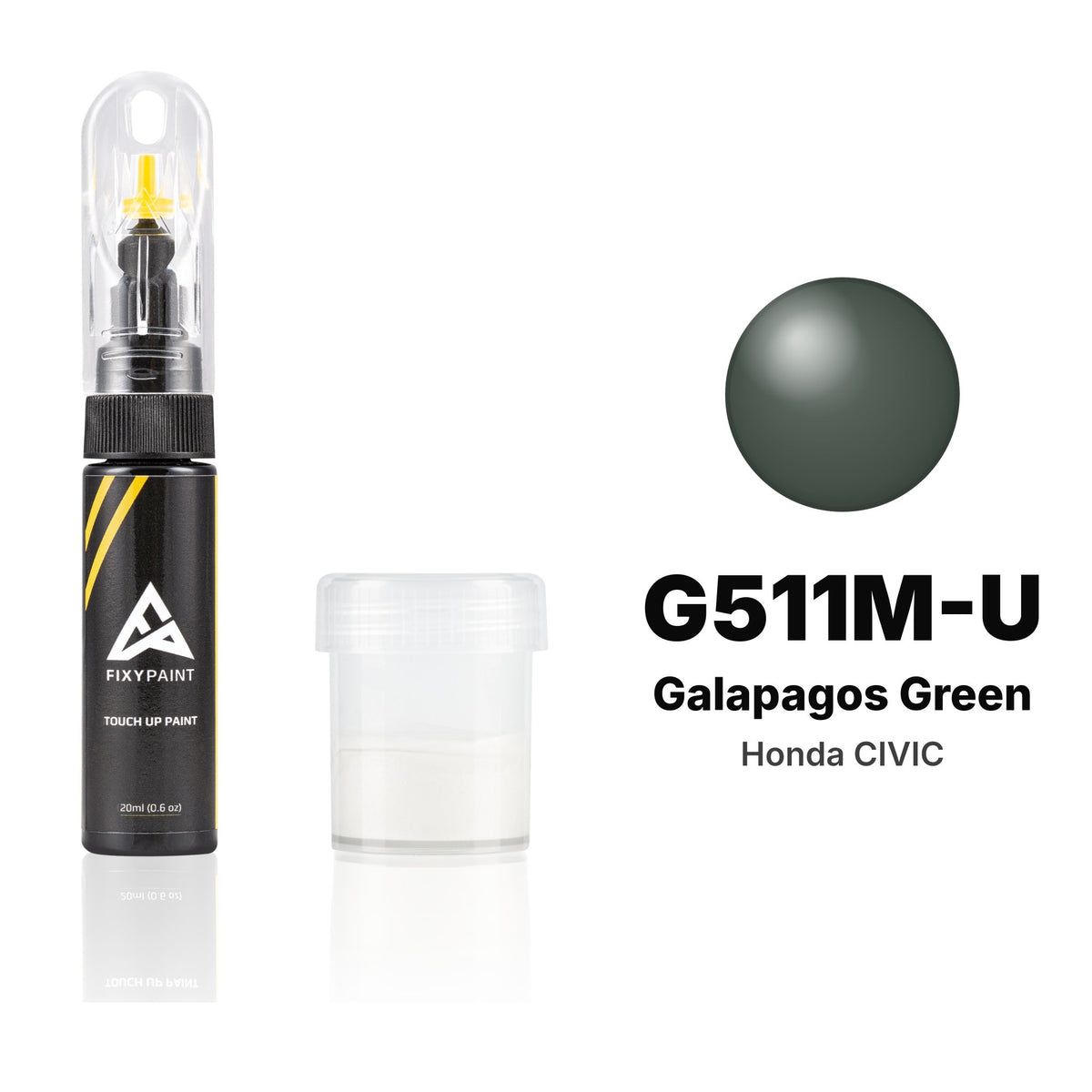Touch-up paint for Honda Civic G511M-U Galapagos Green, Standard kit