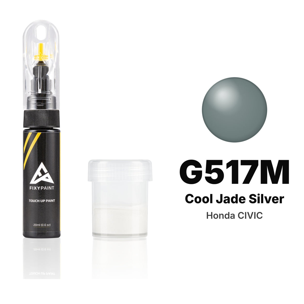 Touch-up paint for Honda Civic G517M Cool Jade Silver, Standard kit