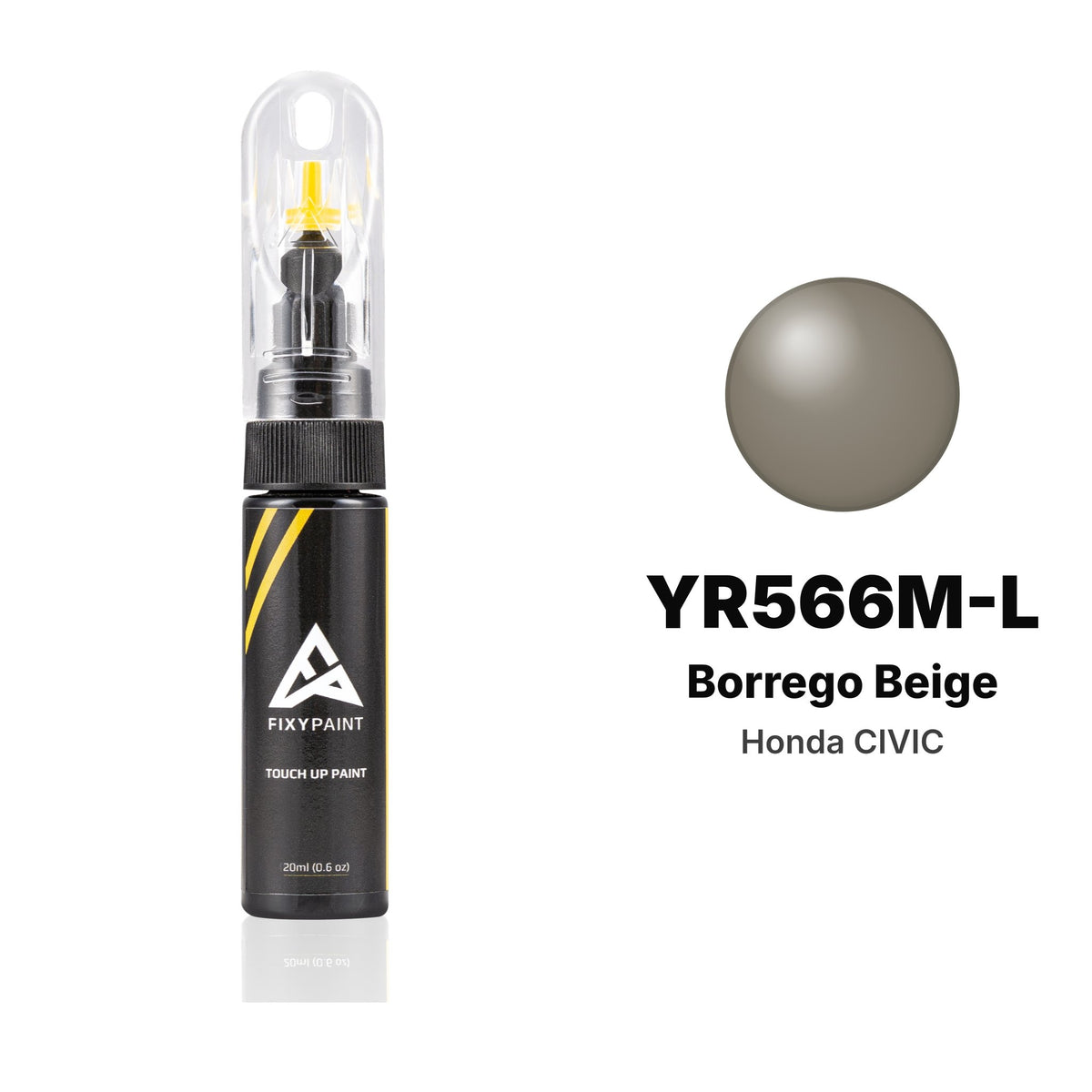 Peinture de retouche pour Honda Civic – YR566M-L Borrego Beige (2007–2008), kit Basique