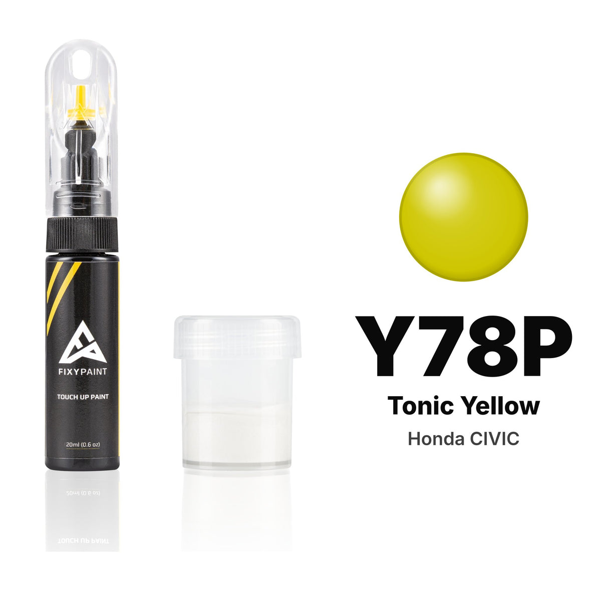 Pintura de retoque para Honda Civic – Y78P Tonic Yellow (2018–2019), kit Estándar