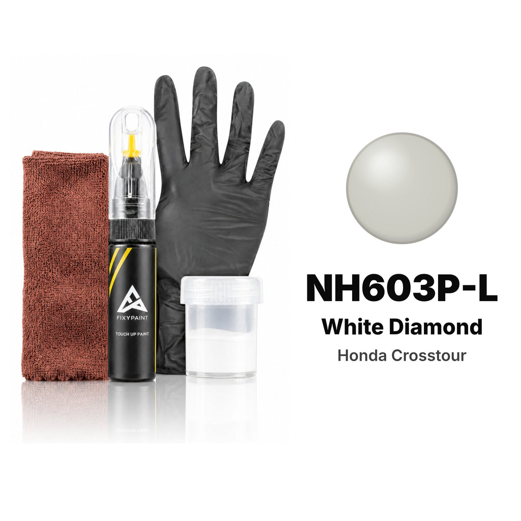 Touch-up paint for Honda Crosstour NH603P-L White Diamond, Complete kit