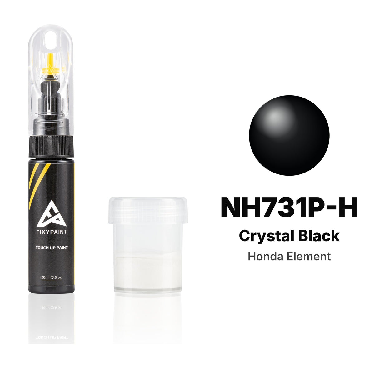 Touch-up paint for Honda Element NH731P-H Crystal Black, Standard kit