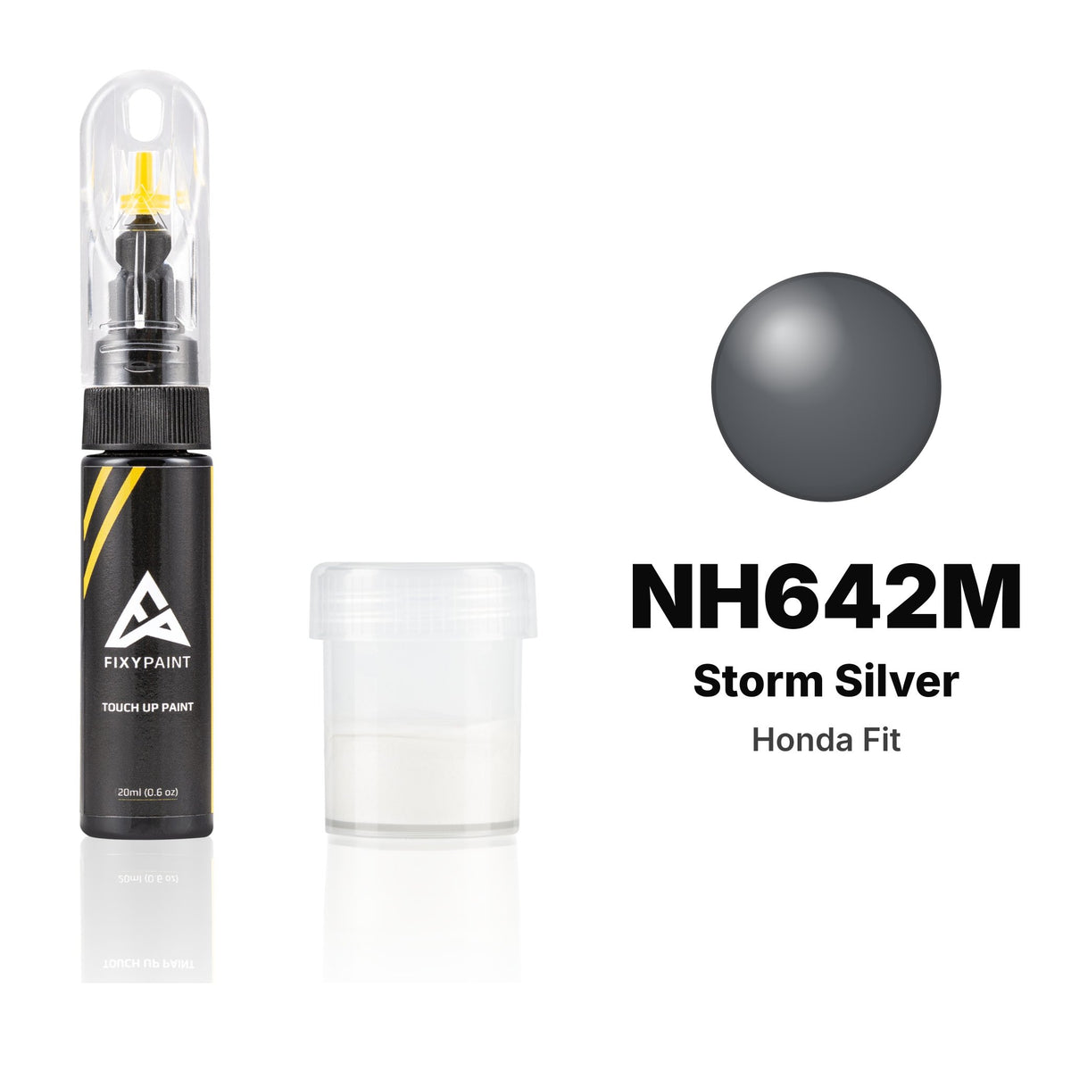 Touch-up paint for Honda Fit NH642M Storm Silver, Standard kit