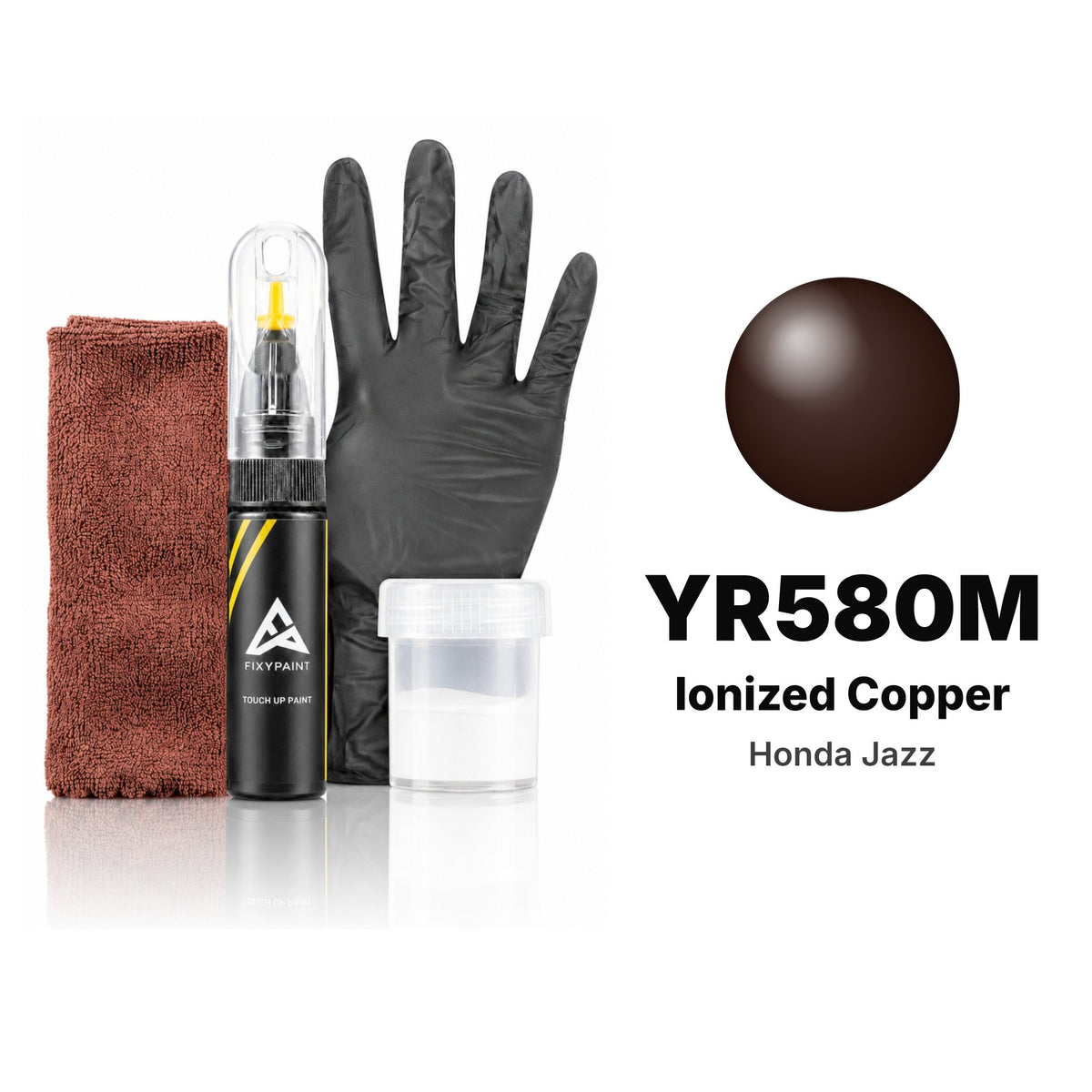 Vernice ritocco per Honda Jazz – YR580M Ionized Copper (2011–2012), kit Completo