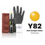 Touch-up paint for Honda Jazz Y82 New Sunlight Yellow, Complete kit