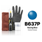 Touch-up paint for Honda Prelude B637P Racing Blue, Complete kit
