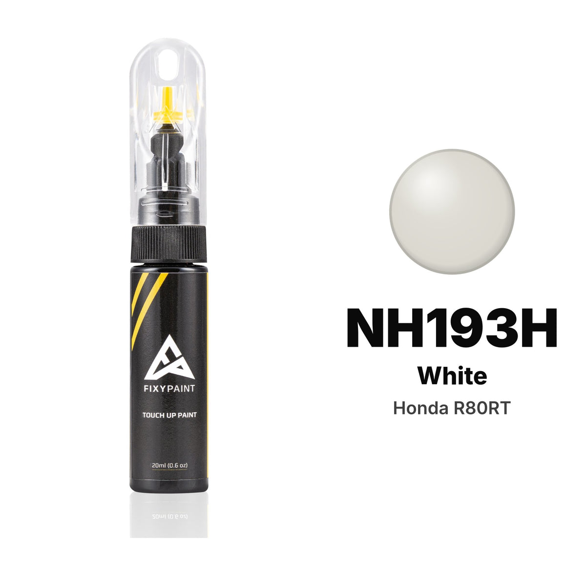 Touch-up paint for Honda R80RT NH193H White, Basic kit