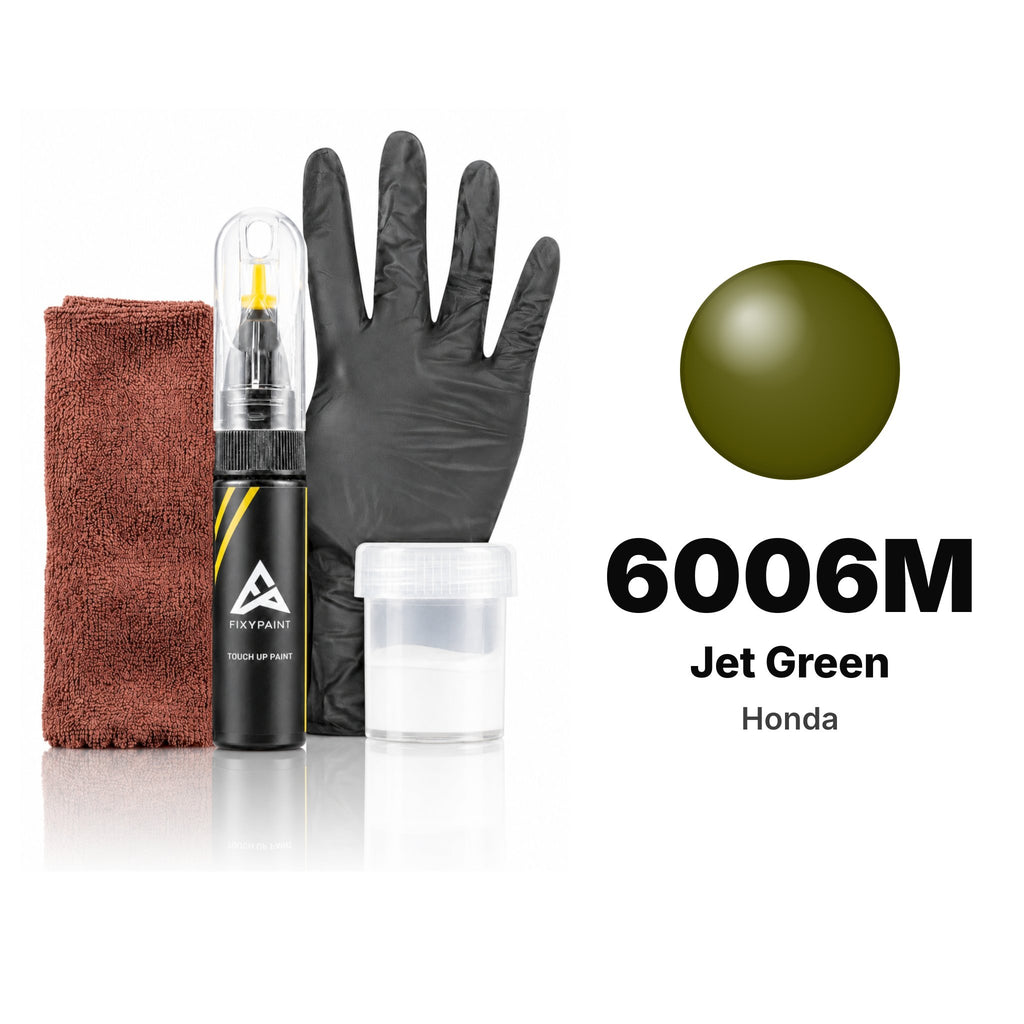 Touch-up paint for Honda 6006M Jet Green, Complete kit
