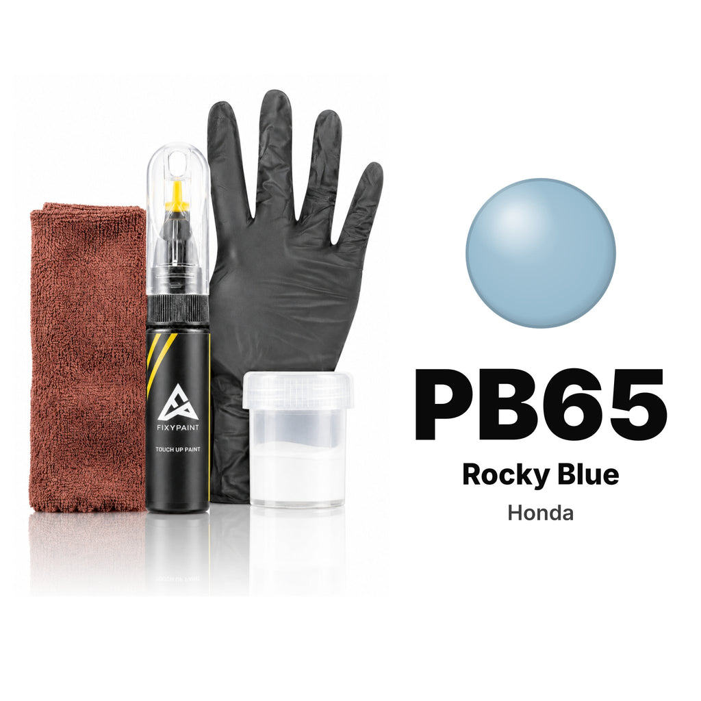 Touch-up paint for Honda PB65 Rocky Blue, Complete kit