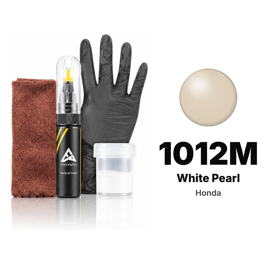 Touch-up paint for Honda 1012M White Pearl, Complete kit