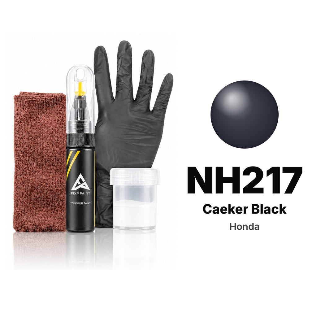 Vernice ritocco per Honda – NH217 Caeker Black (tutti i modelli, dal 1990), kit Completo