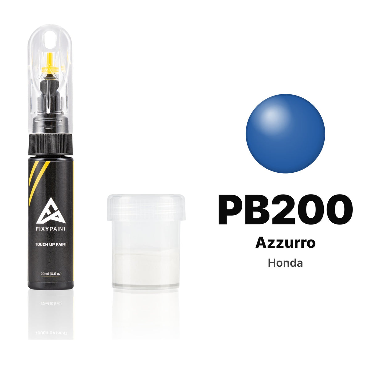 Lackstift für Honda – PB200 Azzurro (alle Modelle, ab 1990), Set Standard