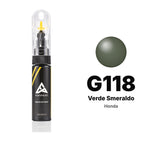 Touch-up paint for Honda G118 Verde Smeraldo, Basic kit