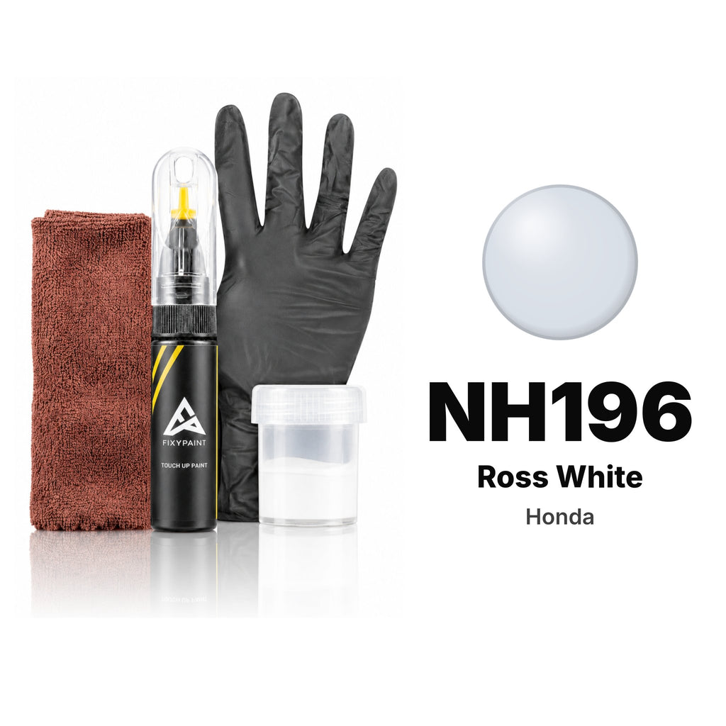 Touch-up paint for Honda NH196 Ross White, Complete kit