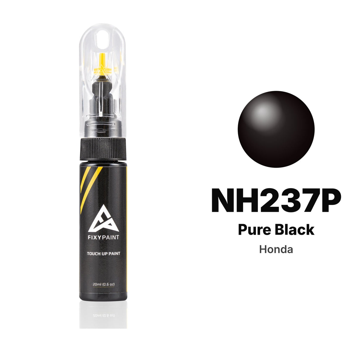 Lackstift für Honda – NH237P Pure Black (alle Modelle, ab 1997), Set Basis