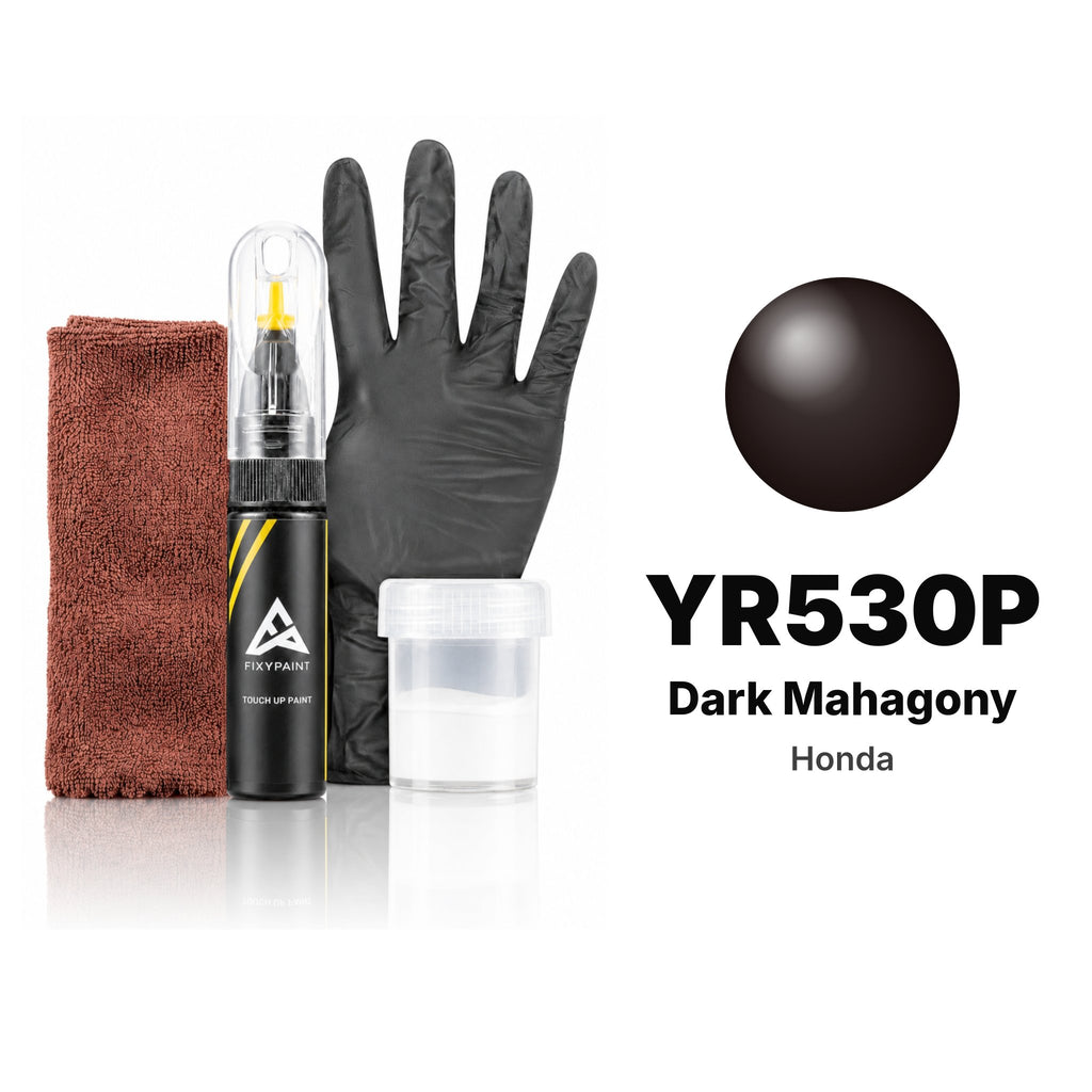 Touch-up paint for Honda YR530P Dark Mahagony, Complete kit