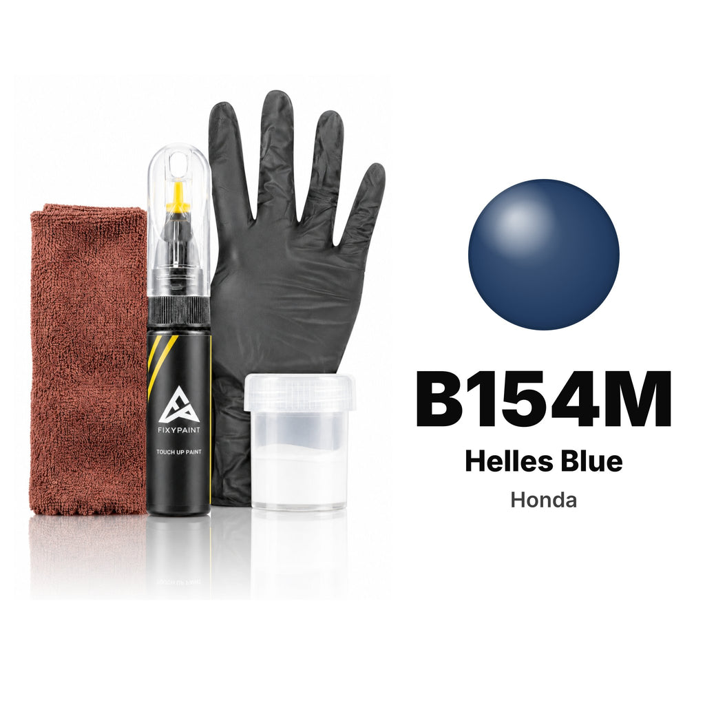 Touch-up paint for Honda B154M Helles Blue, Complete kit