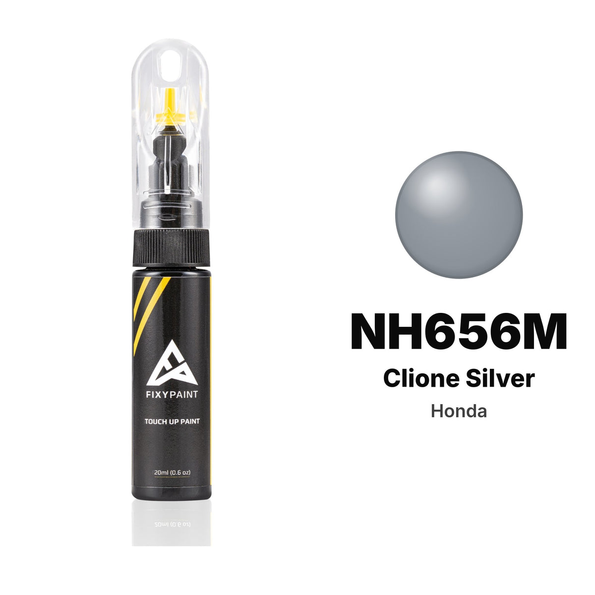Honda NH656M Clione Silver touch-up paint, Basic kit