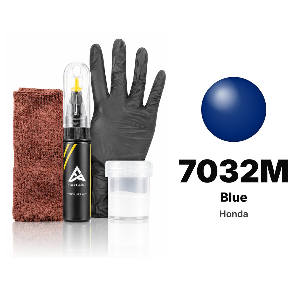Touch-up paint for Honda 7032M Blue, Complete kit