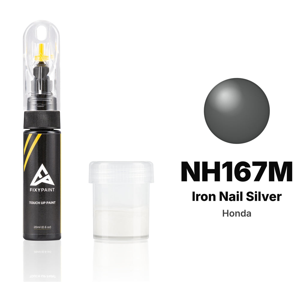Pintura de retoque para Honda – NH167M Iron Nail Silver (todos los modelos, desde 2003), kit Estándar