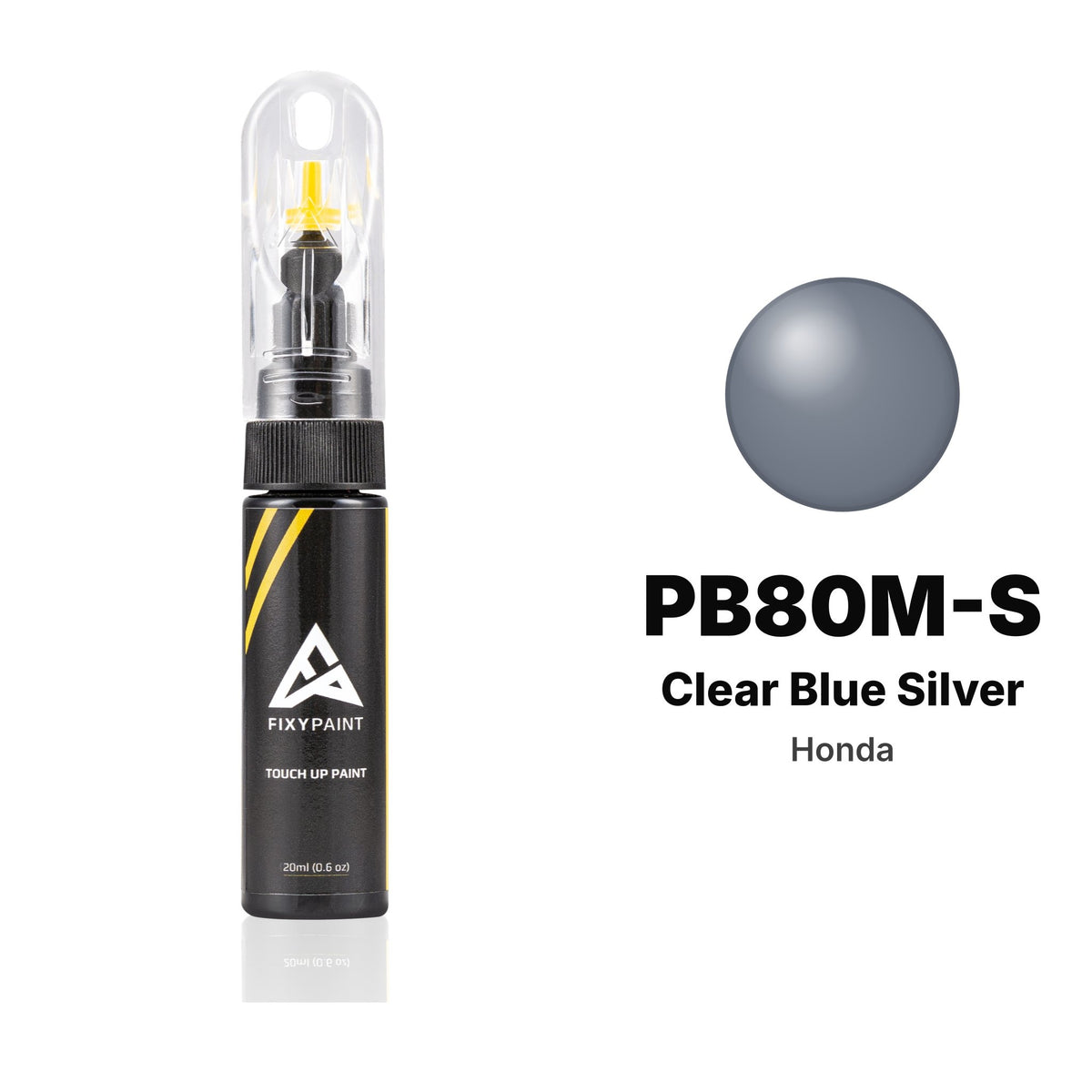 Honda PB80M-S Clear Blue Silver touch-up paint, Basic kit