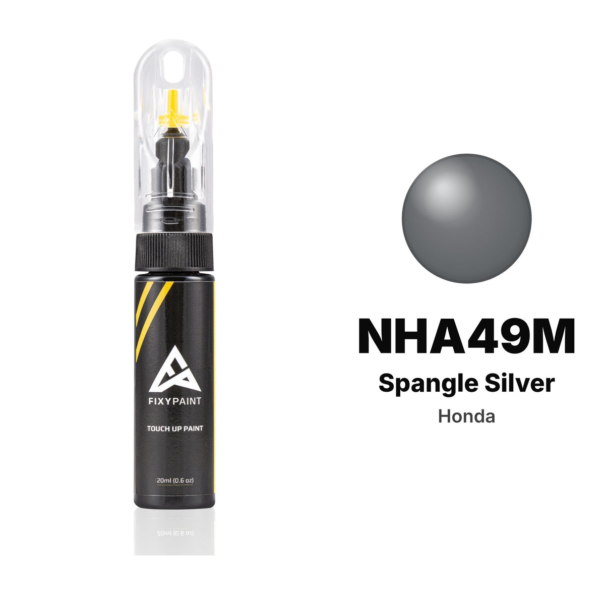 Honda NHA49M Spangle Silver touch-up paint, Basic kit