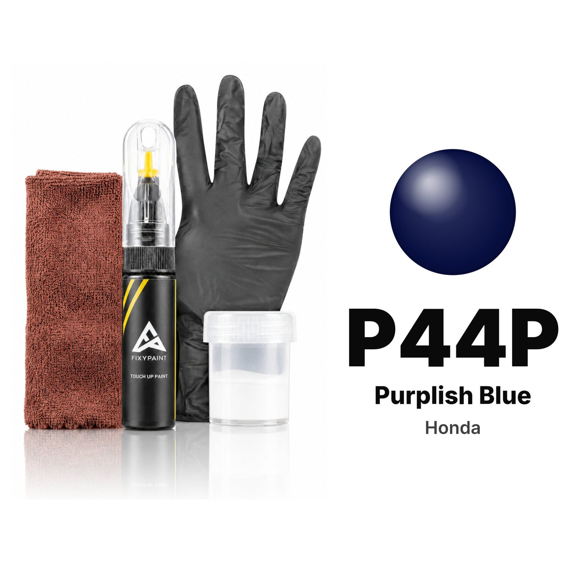 Touch-up paint for Honda P44P Purplish Blue, Complete kit