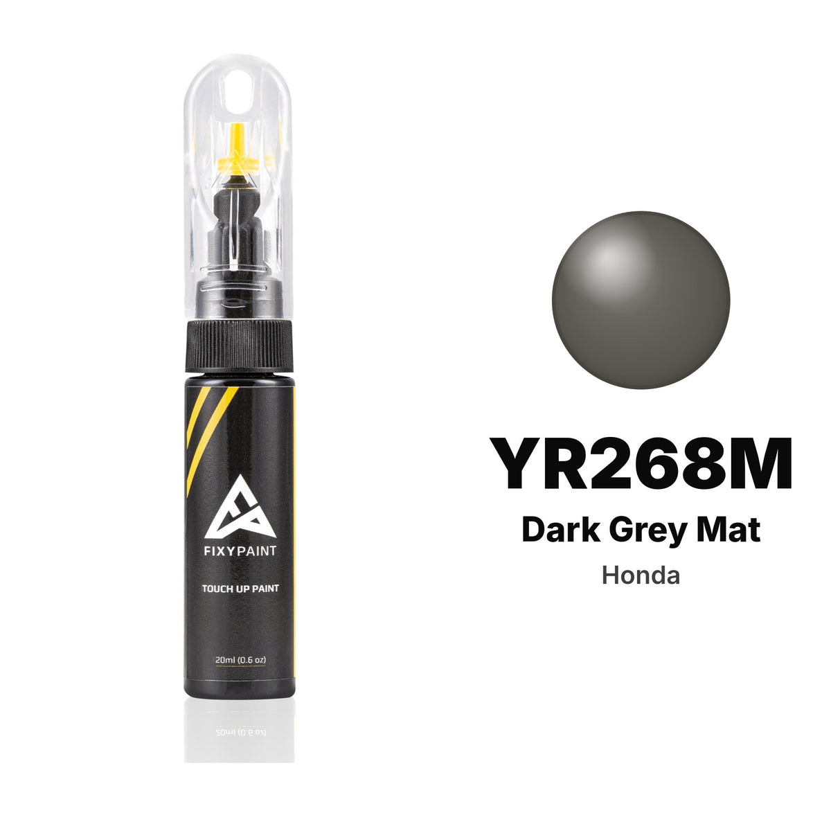 Touch-up paint for Honda YR268M Dark Grey Mat, Basic kit