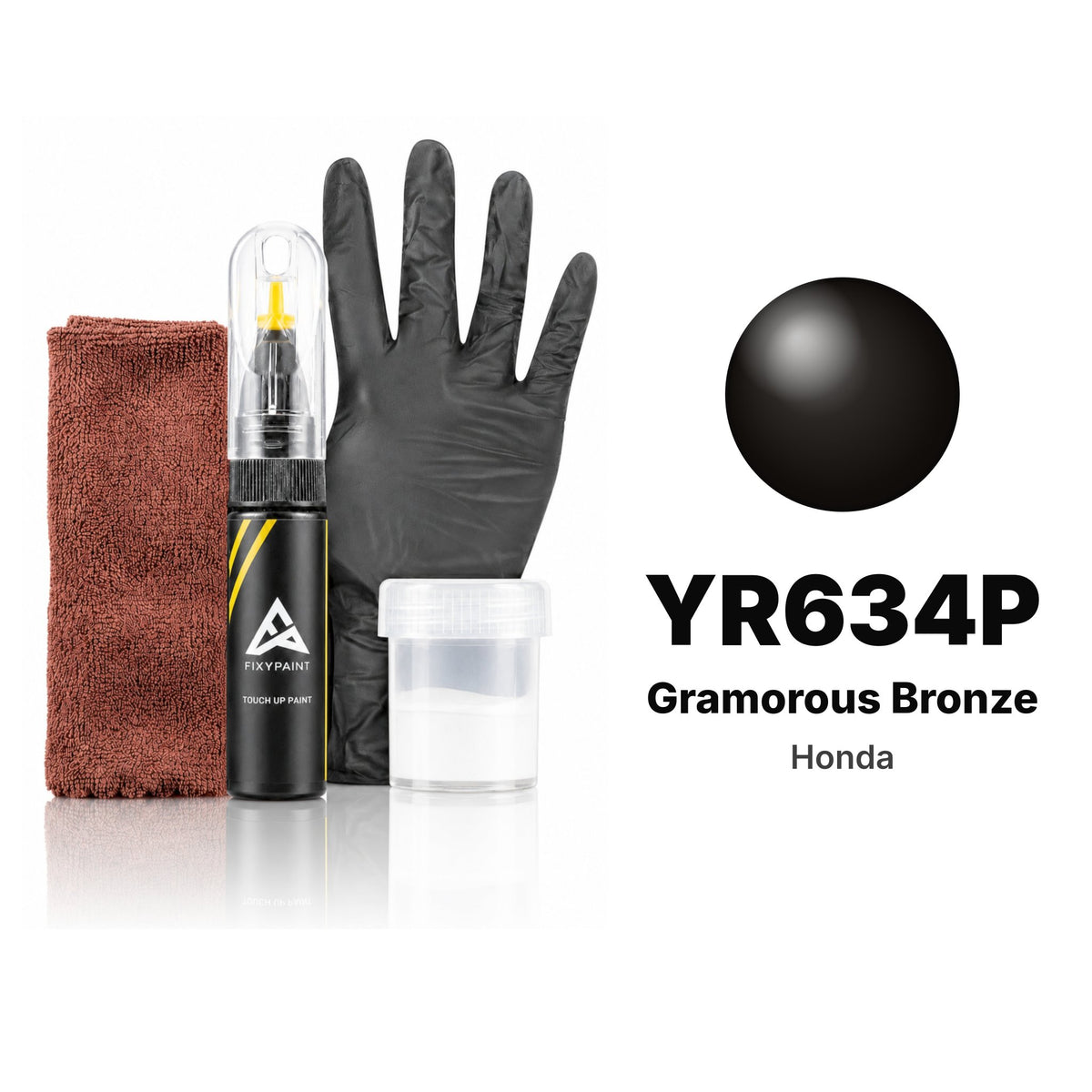 Touch-up paint for Honda YR634P Gramorous Bronze, Complete kit