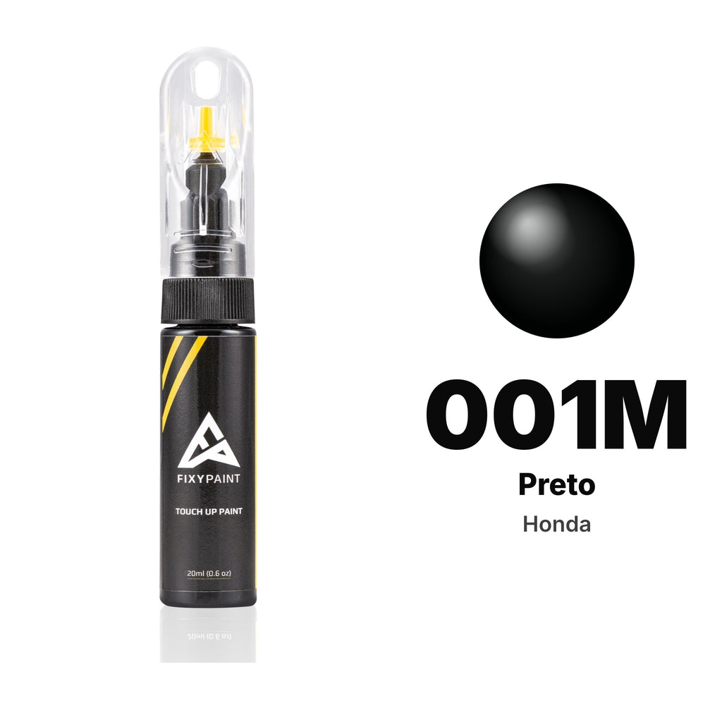 Touch-up paint for Honda 001M Preto, Basic kit