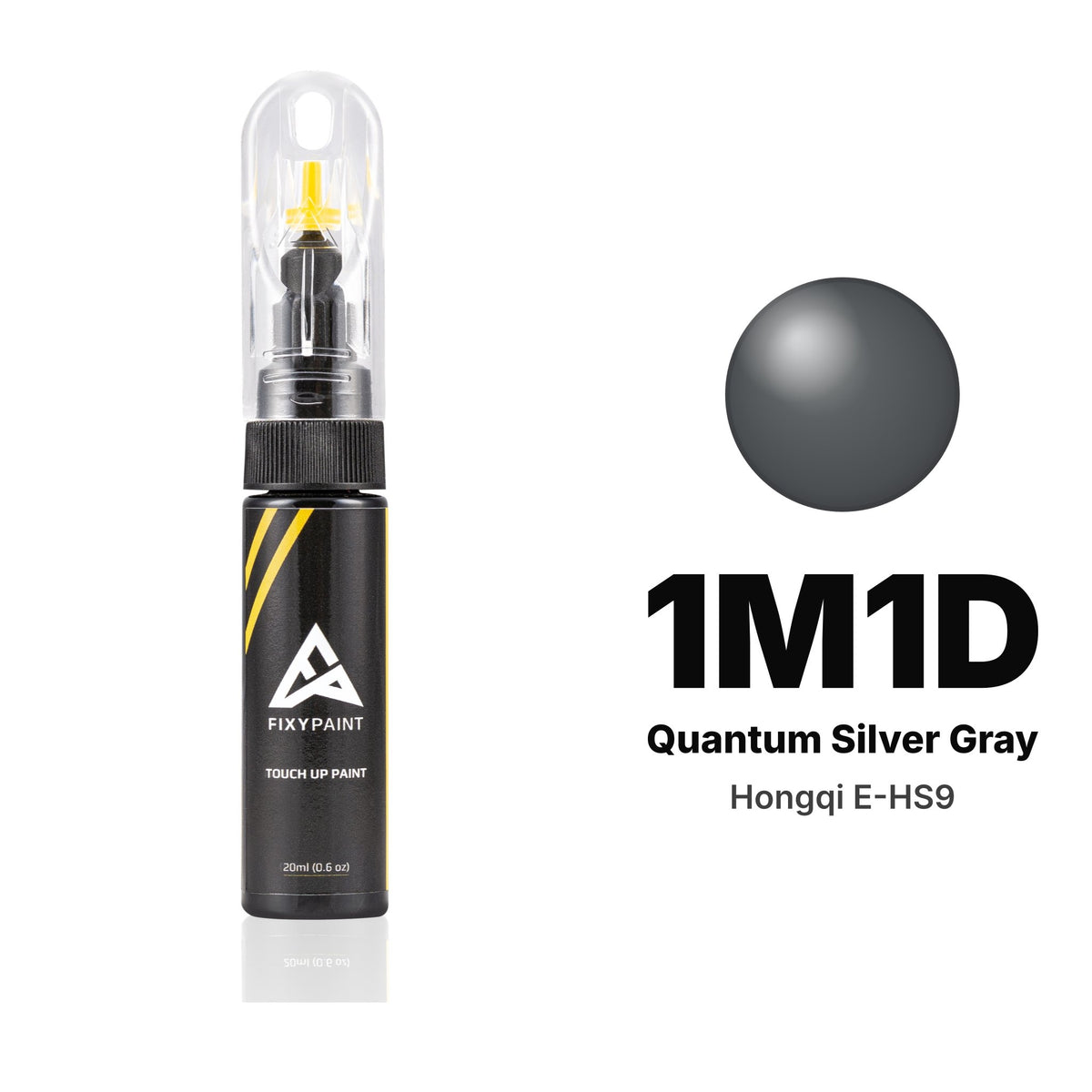 Touch-up paint for Hongqi E-HS9 1M1D Quantum Silver Gray, Basic kit