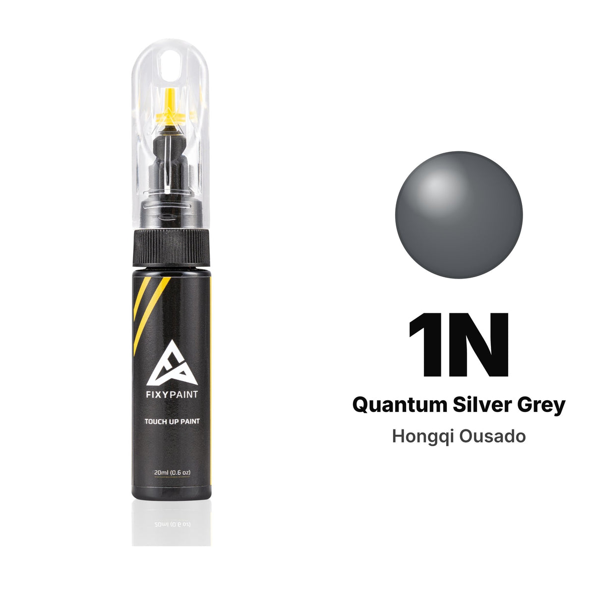 Touch-up paint for Hongqi Ousado 1N Quantum Silver Grey, Basic kit