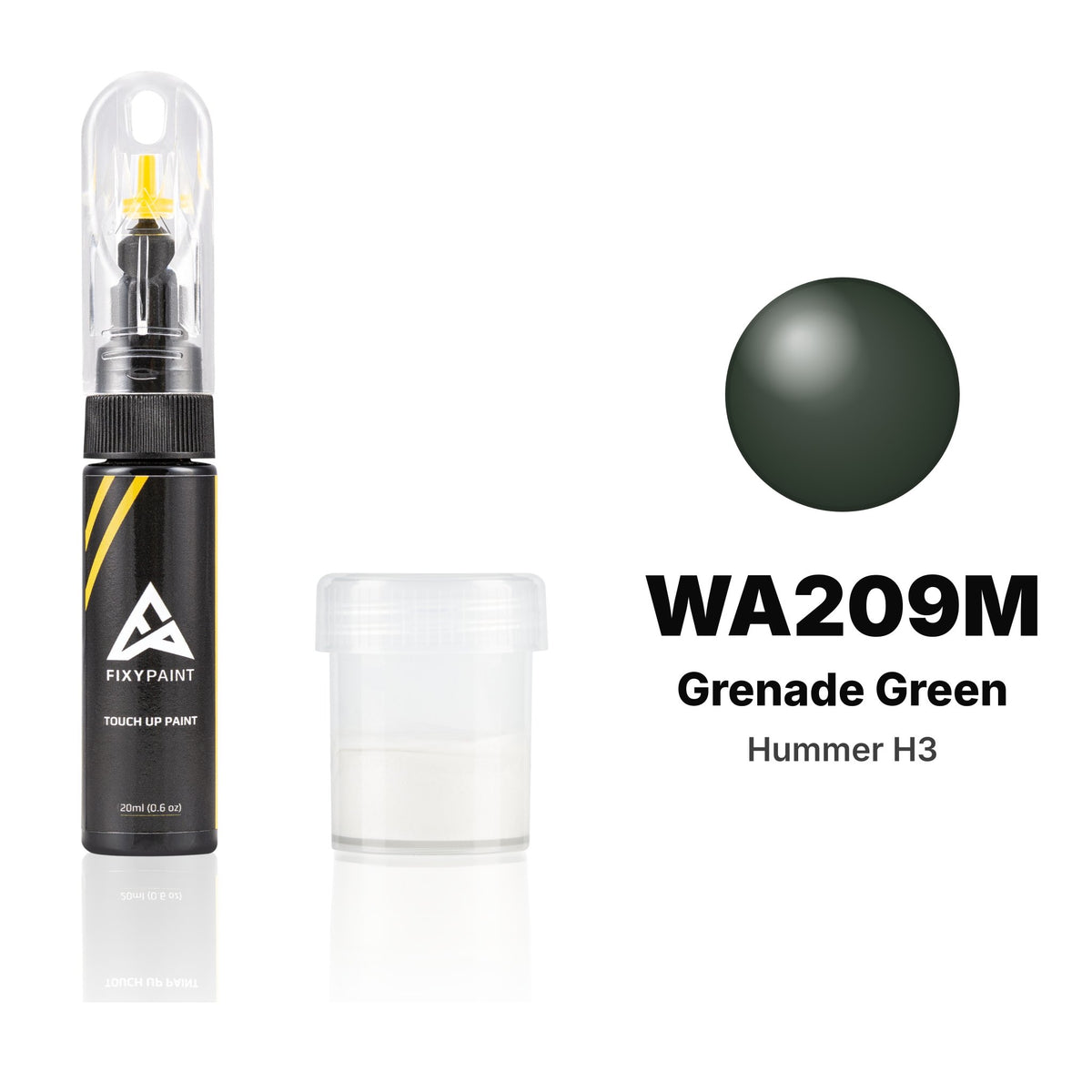 Touch-up paint for Hummer H3 WA209M Grenade Green, Standard kit