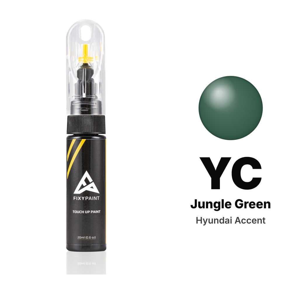 Touch-up paint for Hyundai Accent YC Jungle Green, Basic kit