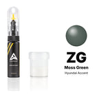 Touch-up paint for Hyundai Accent ZG Moss Green, Standard kit