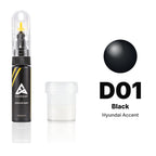 Touch-up paint for Hyundai Accent D01 Black, Standard kit