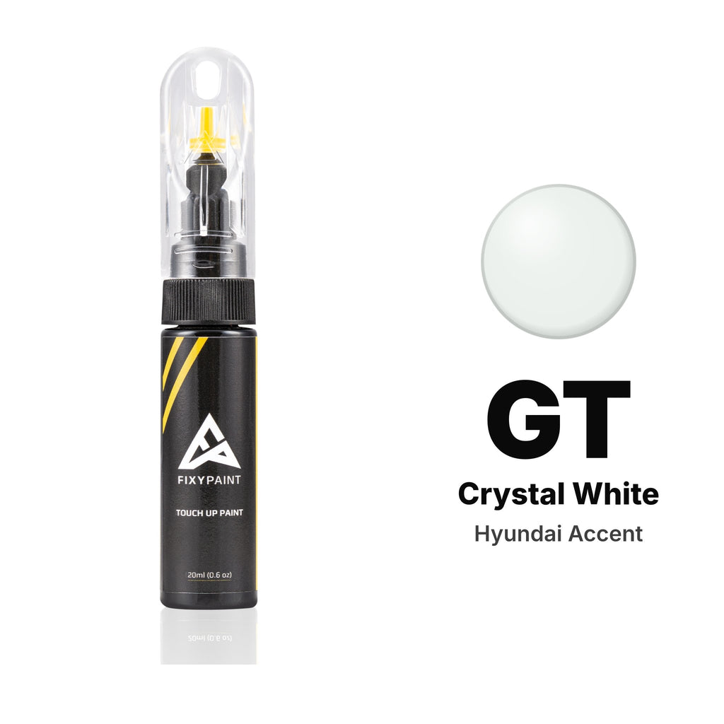 Touch-up paint for Hyundai Accent GT Crystal White, Basic kit
