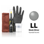Touch-up paint for Hyundai Accent LL Sleek Silver, Complete kit