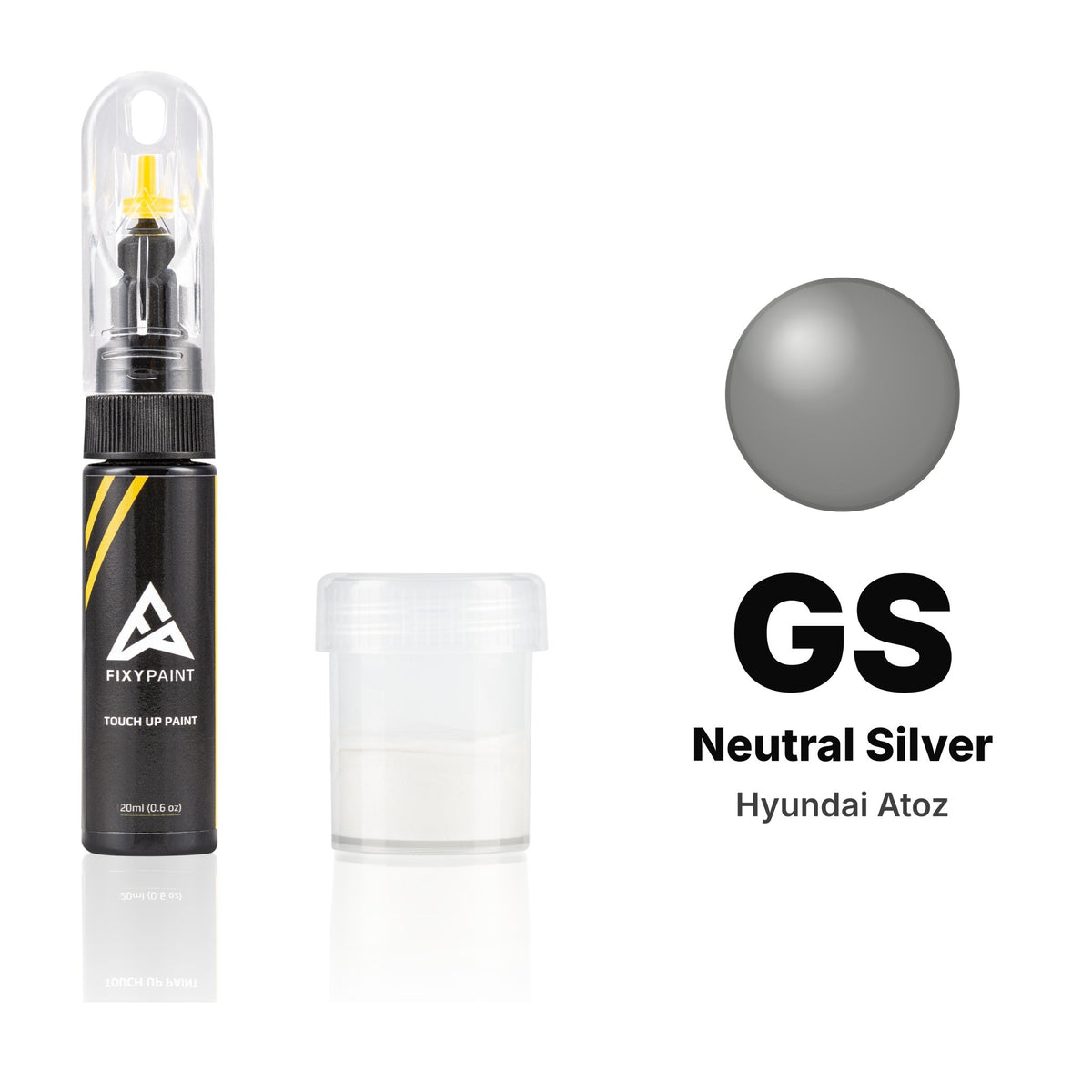 Touch-up paint for Hyundai Atoz GS Neutral Silver, Standard kit