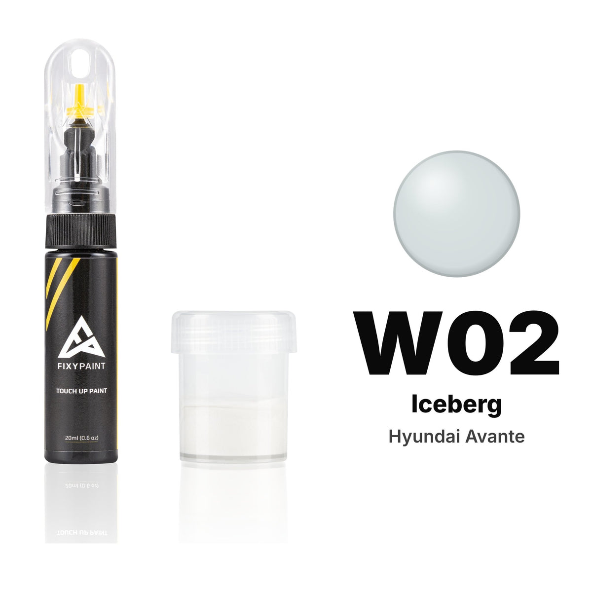 Peinture de retouche pour Hyundai Avante – W02 Iceberg (2009–2013), kit Standard
