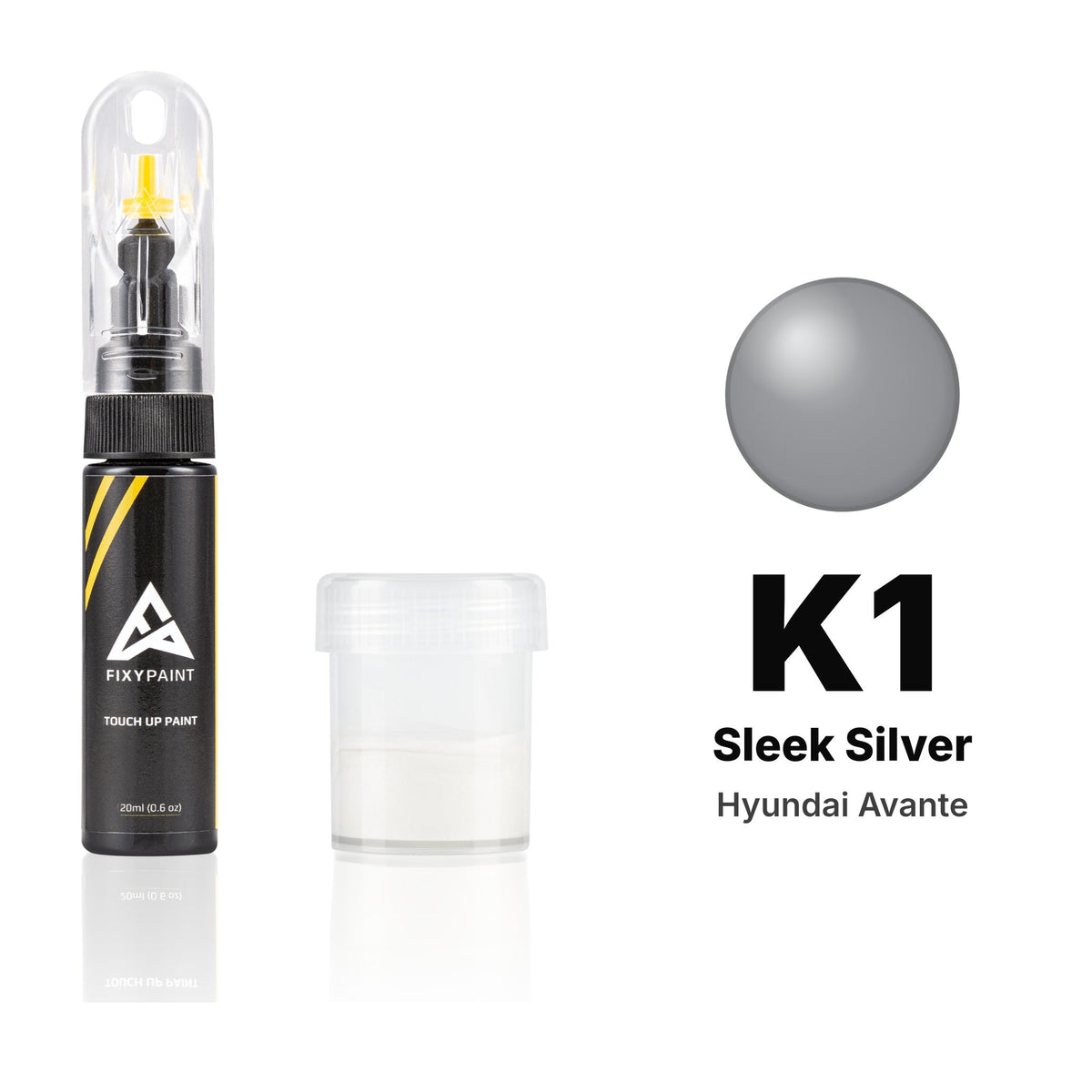 Touch-up paint for Hyundai Avante K1 Sleek Silver, Standard kit