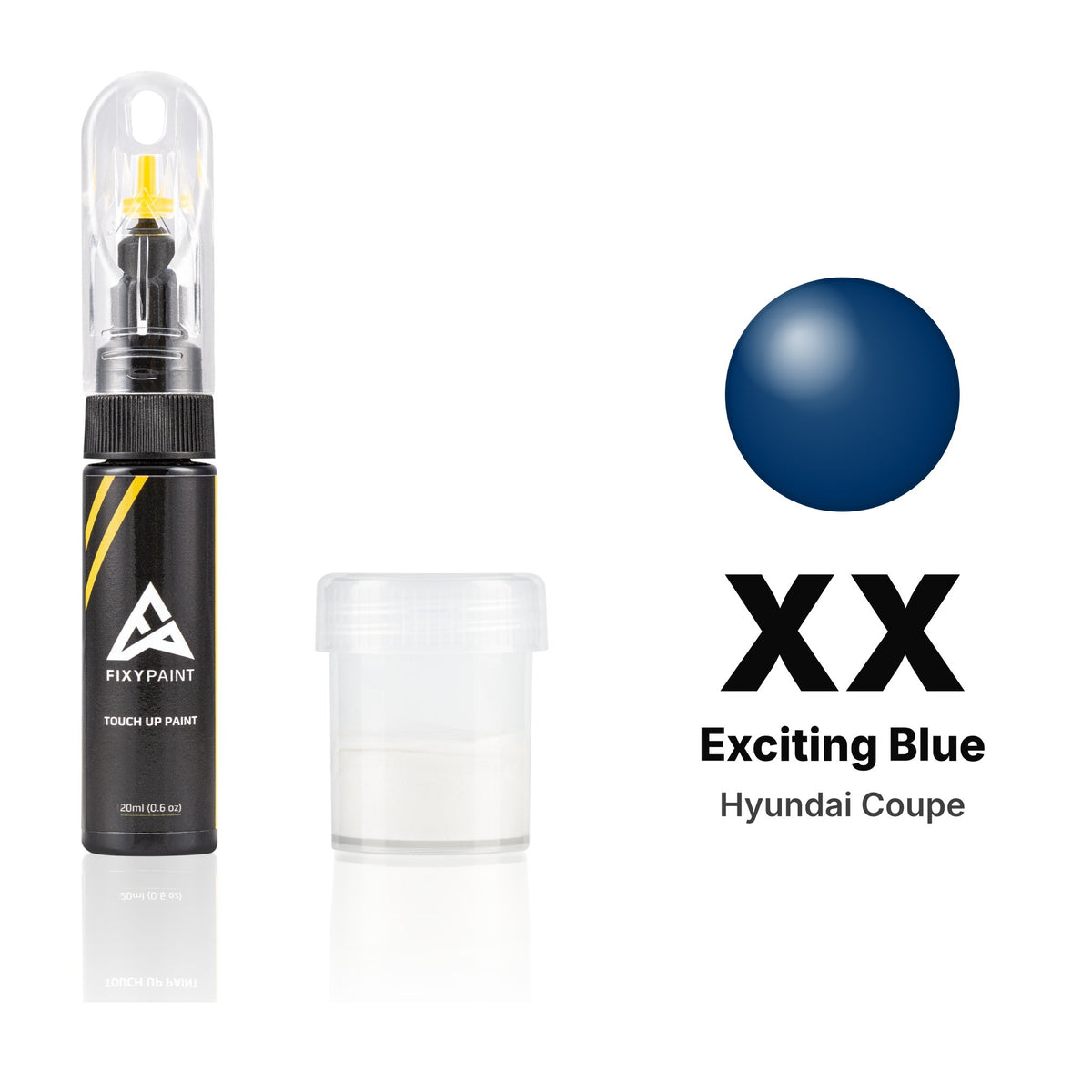 Touch-up paint for Hyundai Coupe XX Exciting Blue, Standard kit
