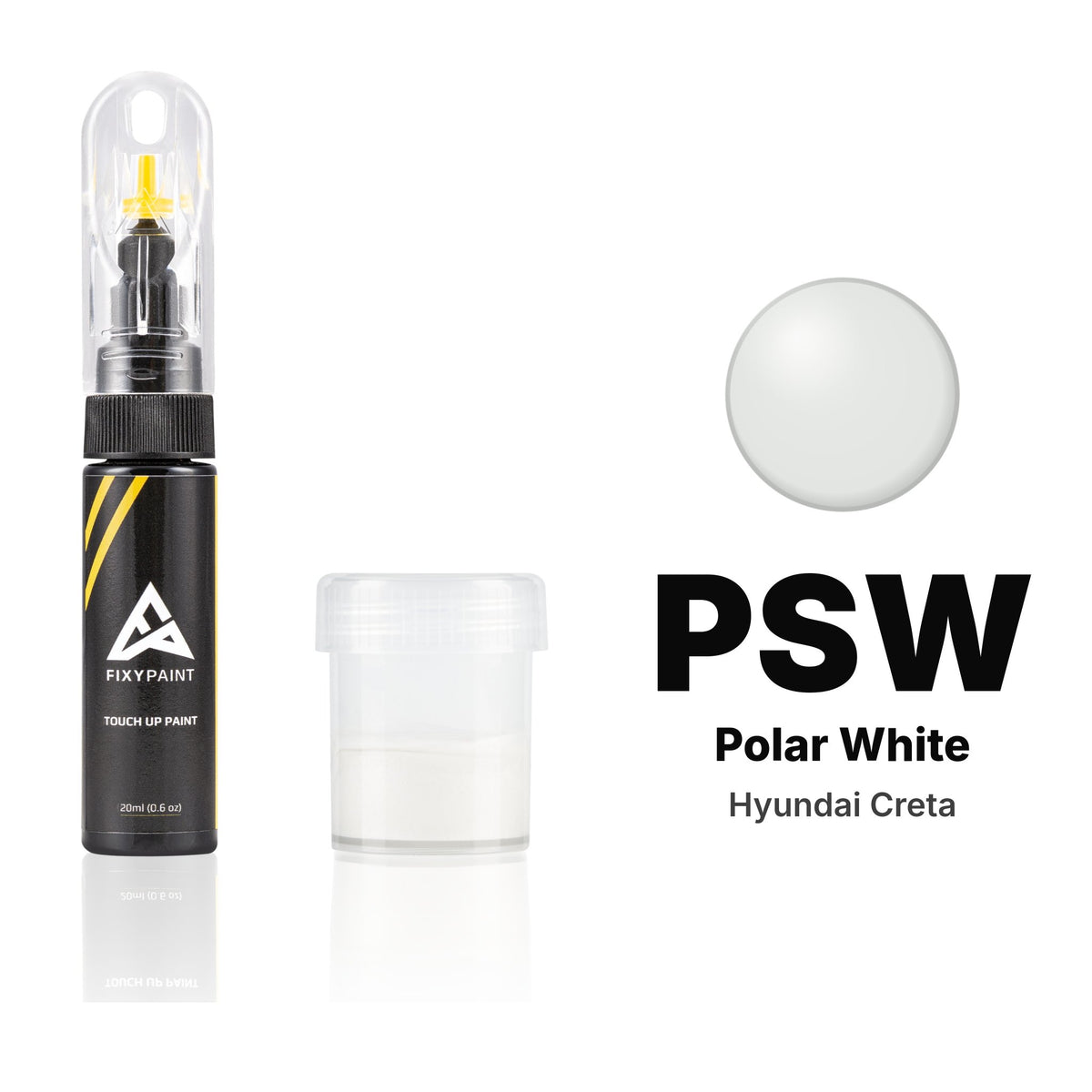 Touch-up paint for Hyundai Creta PSW Polar White, Standard kit