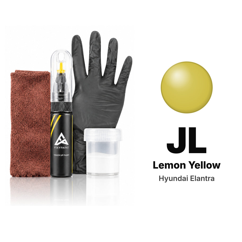 Touch-up paint for Hyundai Elantra JL Lemon Yellow, Complete kit