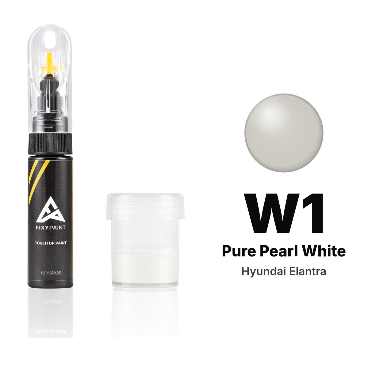 Touch-up paint for Hyundai Elantra W1 Pure Pearl White, Standard kit